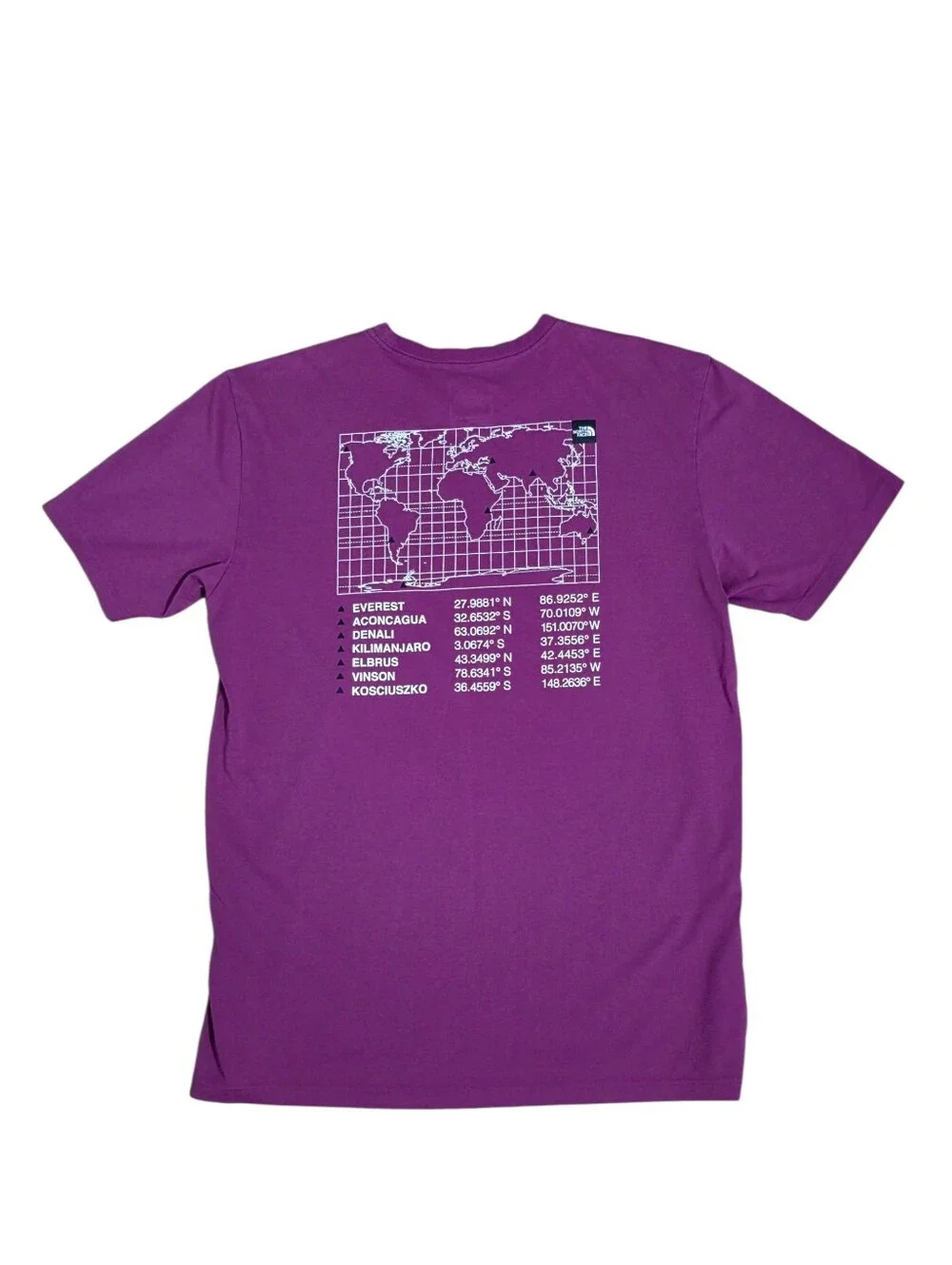 The North face Seven Summits Magenta Tshirt Size Medium
